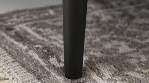 Ecksofa SOFAkultur aus Stoff in Beige SOFAkultur Programm SK 711 - Ecksofa sandfarbener Feincord & schwarze Metallfüße - Stellfläche ca. 272 x 190 cm