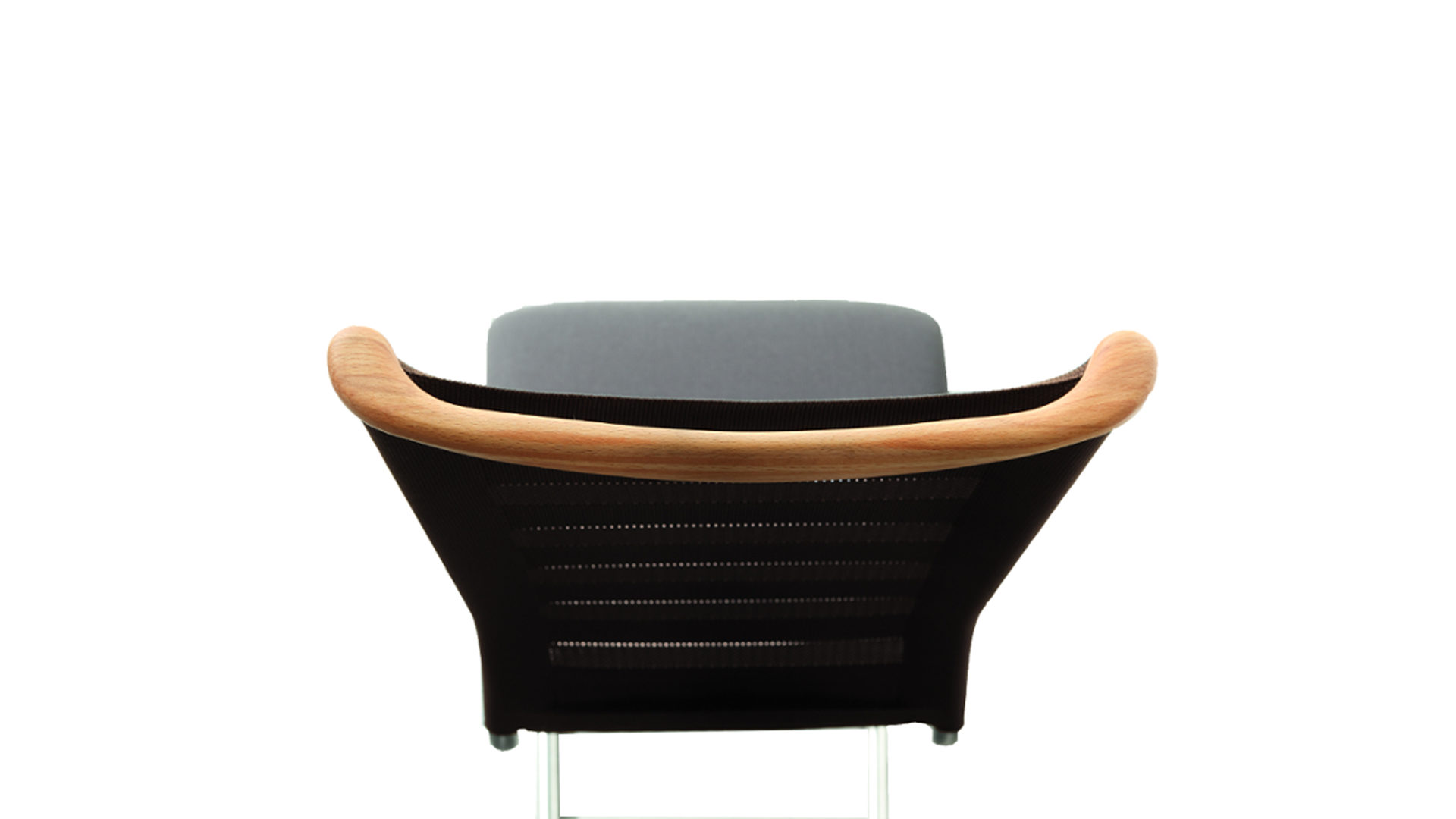 Schwingstuhl Venjakob aus Stoff in Schwarz VENJAKOB Schwingstuhl Lilli bzw. Freischwinger basaltfarbener Bezug Tritex & edelstahlfarbenes Gestell